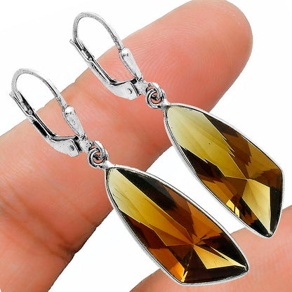 Elegant Faceted Gemstone Pendant Earrings Set 925 Sterling Silver AGT1007 T-1017