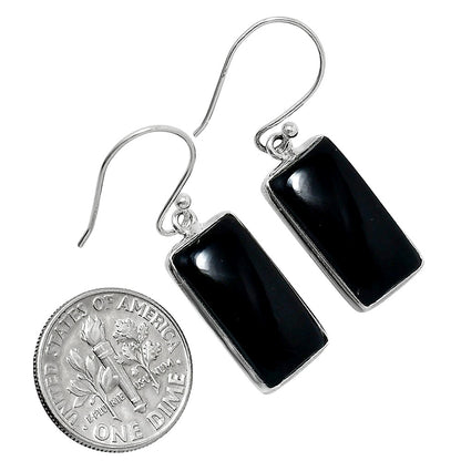 Rectangular Gemstone Jewelry Set 925 Sterling Silver Pendant Earrings AGT1014 T-1001
