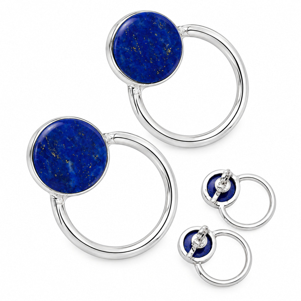 Lapis Lazuli Earrings T-1012 AGTE1001_B