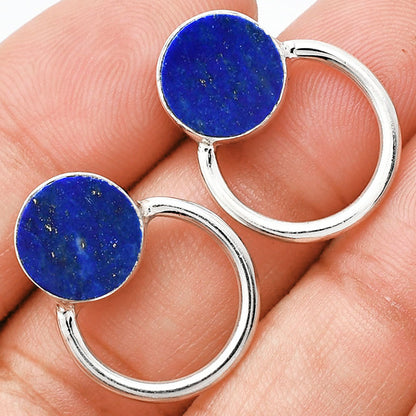 Lapis Lazuli Earrings T-1012 AGTE1001_B