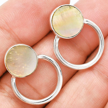 Mother Of Pearl Earrings T-1012 AGTE1001_D