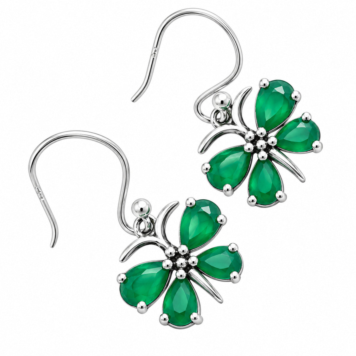 Green Onyx Earrings T-1014 AGTE1003_A