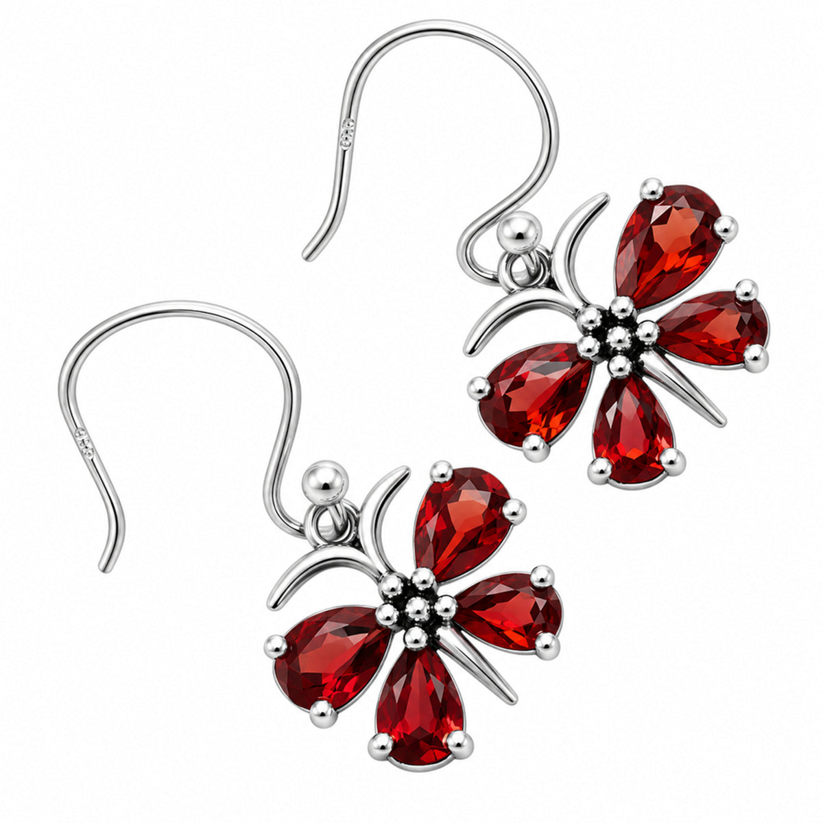 Hessonite Garnet Earrings T-1014 AGTE1003_C
