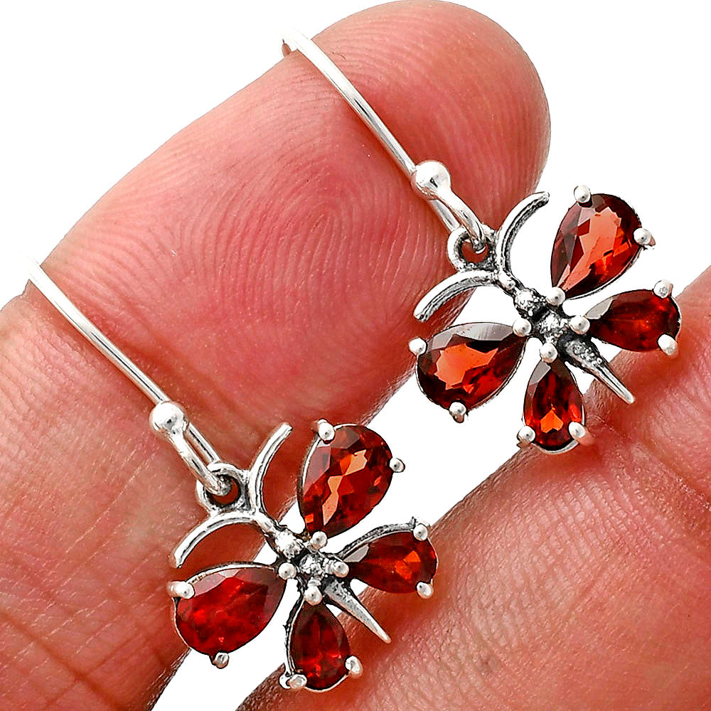 Hessonite Garnet Earrings T-1014 AGTE1003_C