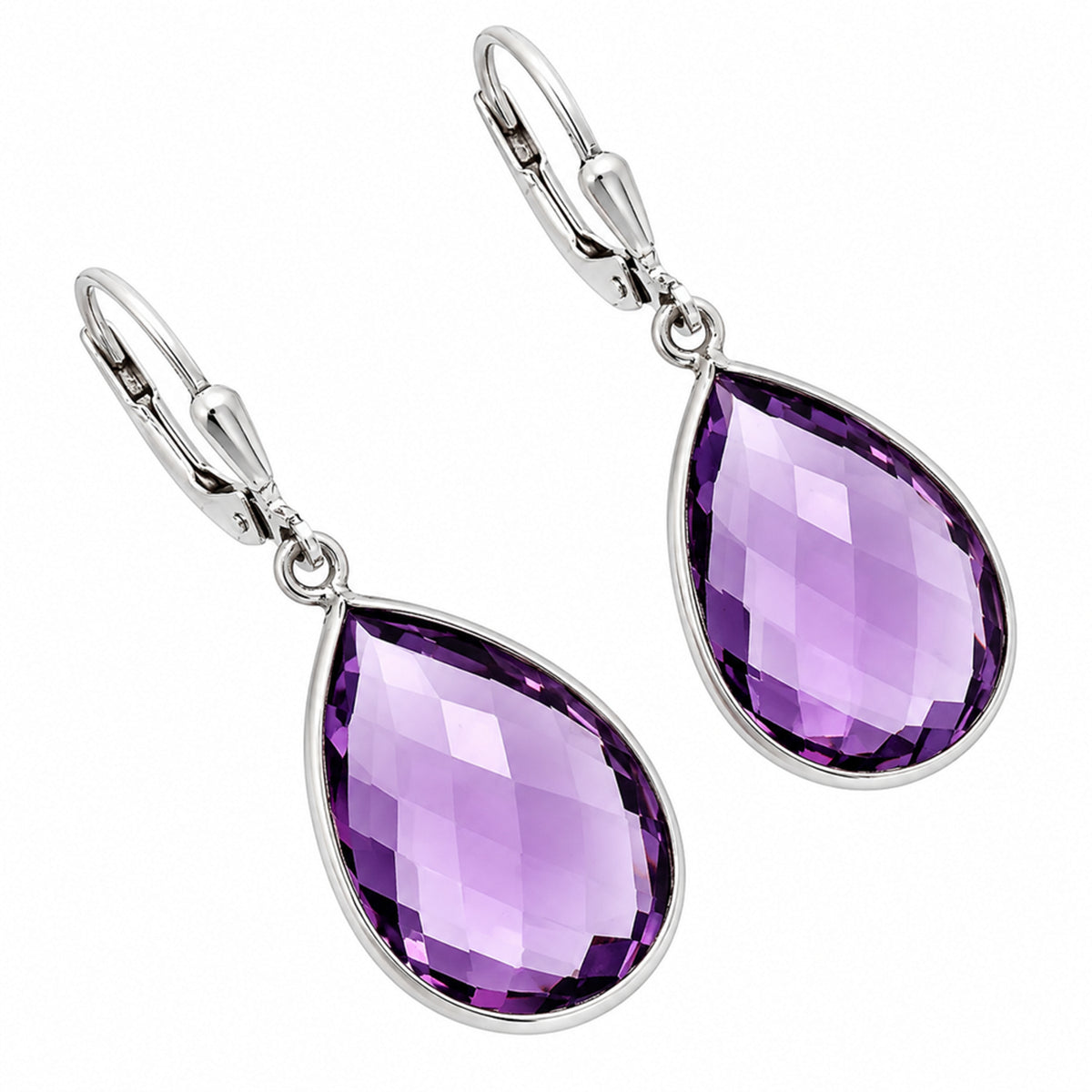 Amethyst Earrings T-1015 AGTE1004_A