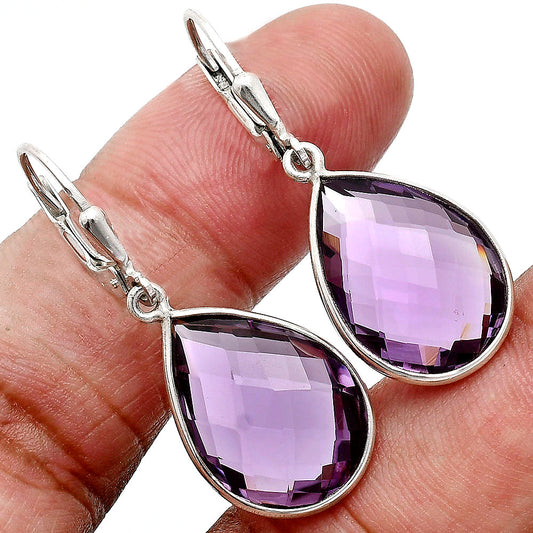 Amethyst Earrings T-1015 AGTE1004_A