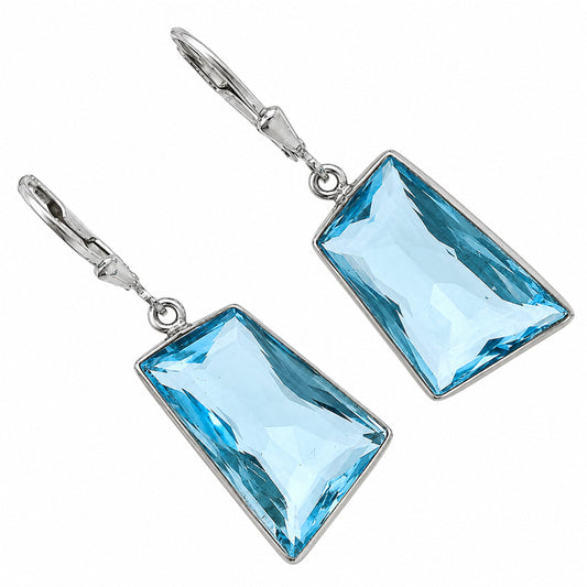 Sky Blue Topaz Earrings T-1017 AGTE1006_A