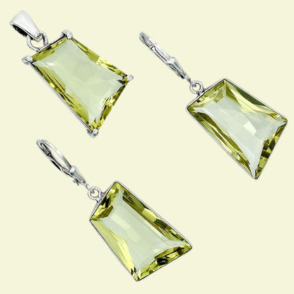 Green Gold Earrings T-1017 AGTE1006_D
