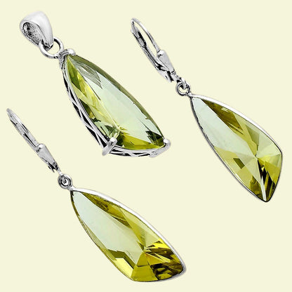 Green Gold Earrings T-1017 AGTE1007_C