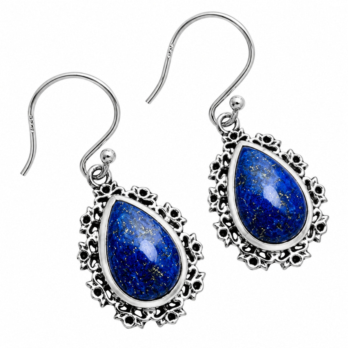 Lapis Lazuli Earrings T-1018 AGTE1008_D