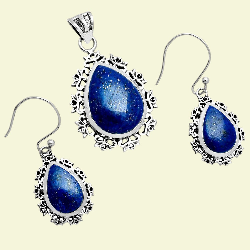 Lapis Lazuli Earrings T-1018 AGTE1008_D