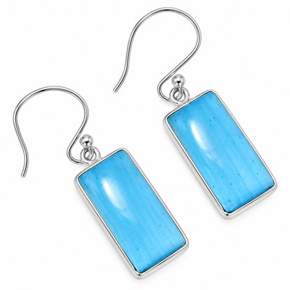 Blue Quartz Earrings T-1001 AGTE1014_B