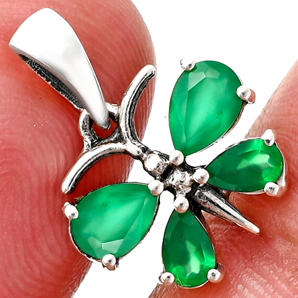 Green Onyx Pendant T-1014 AGTP1003_A