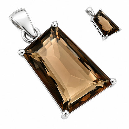 Smoky Quartz Pendant T-1017 AGTP1006_B