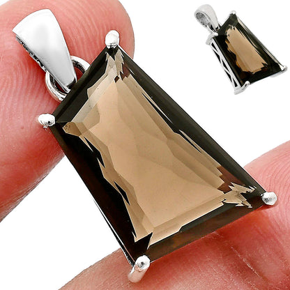 Smoky Quartz Pendant T-1017 AGTP1006_B