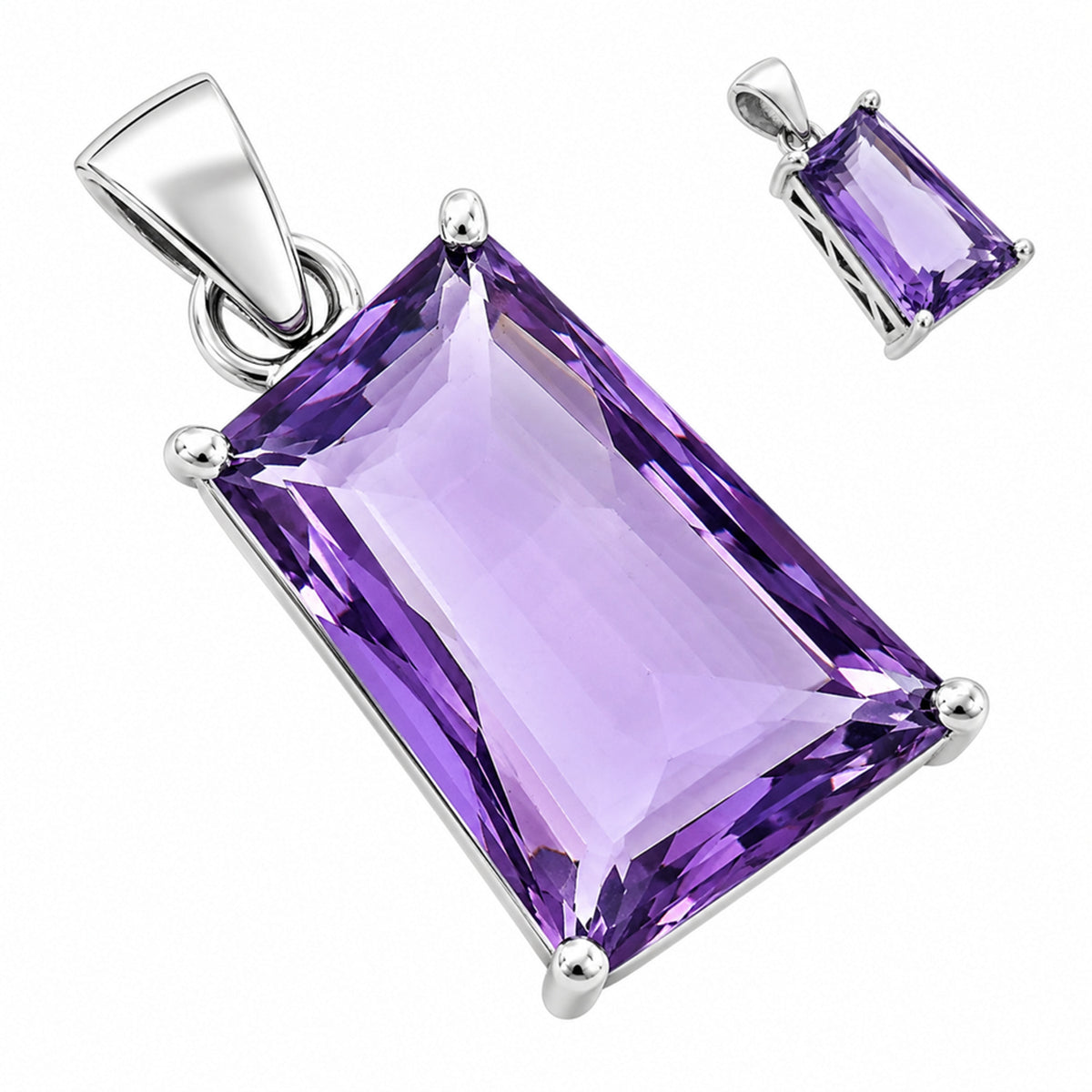 Amethyst Pendant T-1017 AGTP1006_C