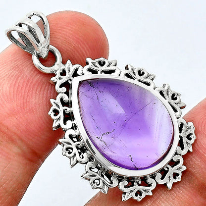 Amethyst Pendant T-1018 AGTP1008_B
