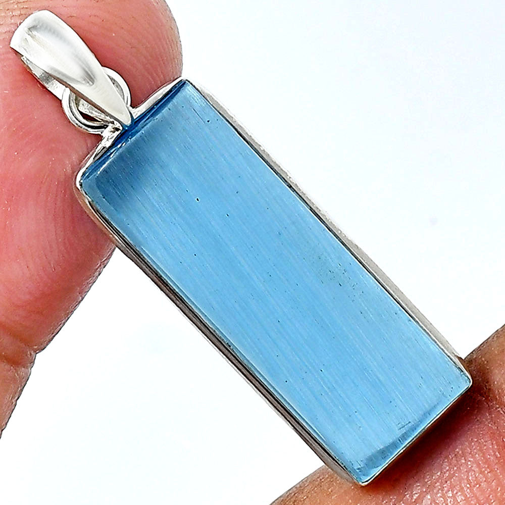 Blue Quartz Pendant T-1001 AGTP1014_B
