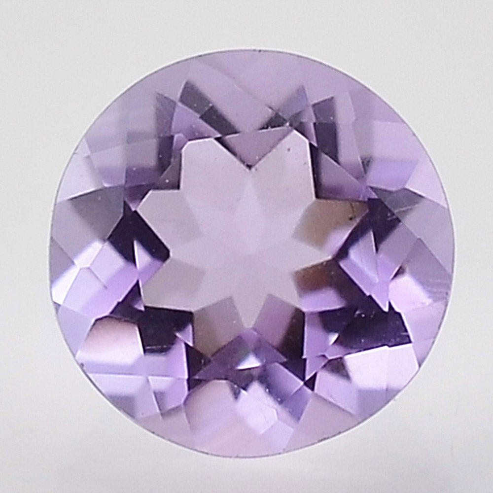 Natural Amethyst Round Shape Standard Cut Loose Gemstone AME1001