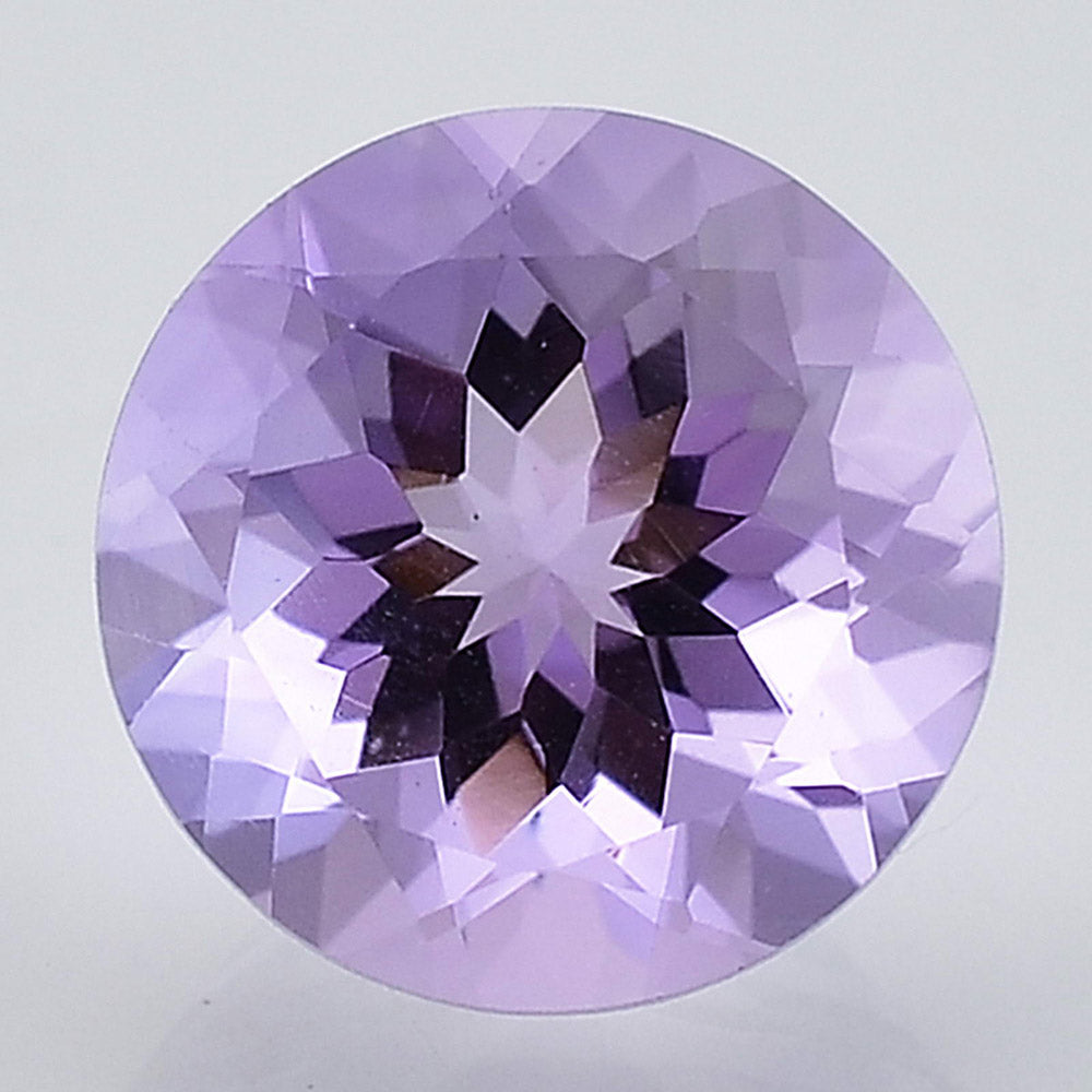 Natural Amethyst Round Shape Standard Cut Loose Gemstone AME1001
