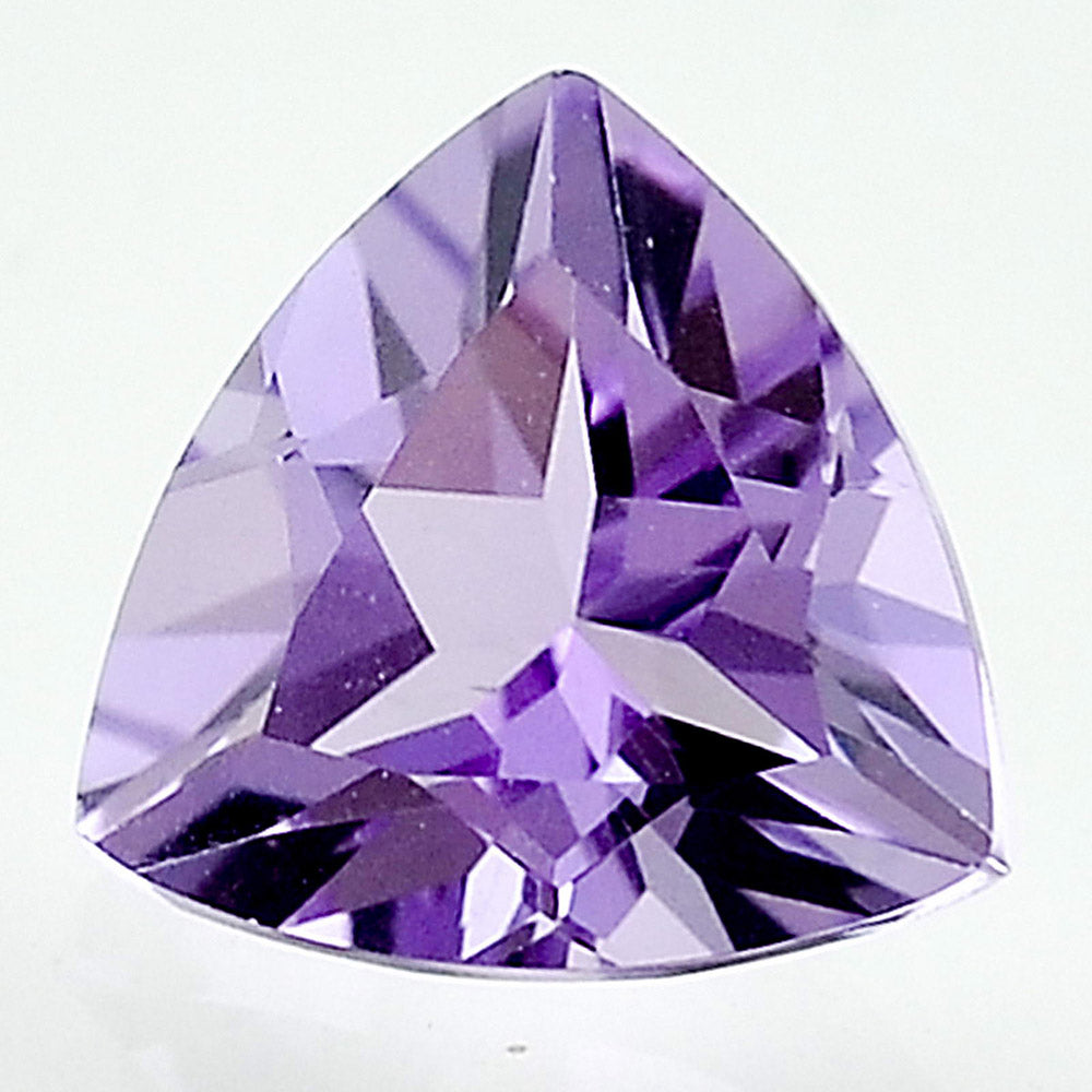 Natural Amethyst Trillion Shape Standard Cut Loose Gemstone AME1010