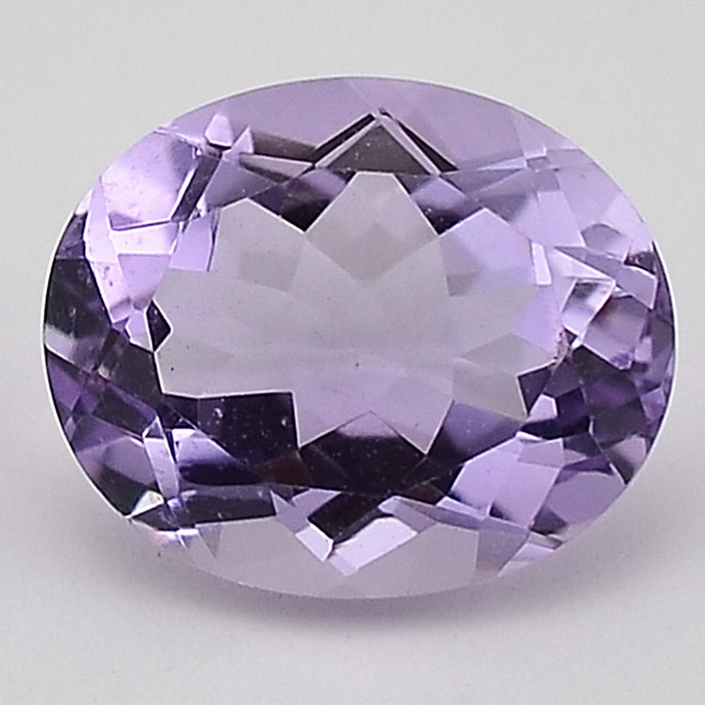 Natural Amethyst Oval Shape Standard Cut Loose Gemstone AME1018