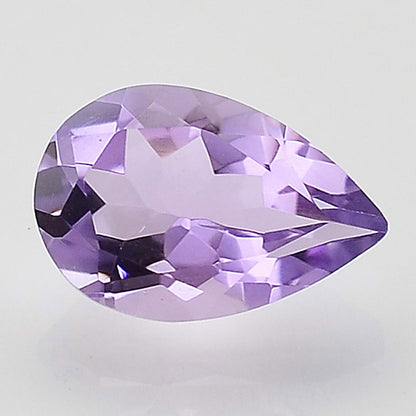 Natural Amethyst Pears Shape Standard Cut Loose Gemstone AME1028
