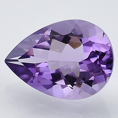 Natural Amethyst Pears Shape Standard Cut Loose Gemstone AME1028