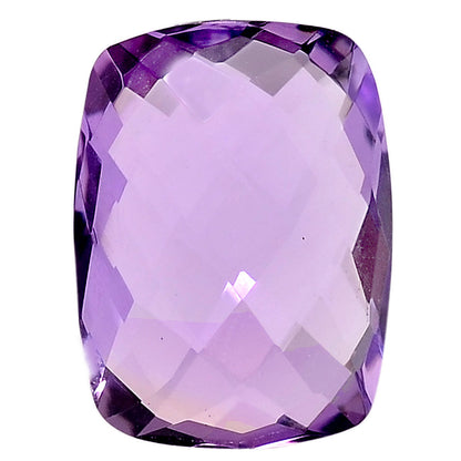 Natural African Amethyst Cushion Brio Shape Standard Cut Loose Gemstone AME2016