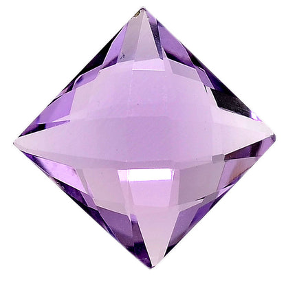 Natural African Amethyst Square Brio Shape Standard Cut Loose Gemstone AME2028