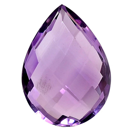 Natural African Amethyst Pears Brio Shape Standard Cut Loose Gemstone AME2030