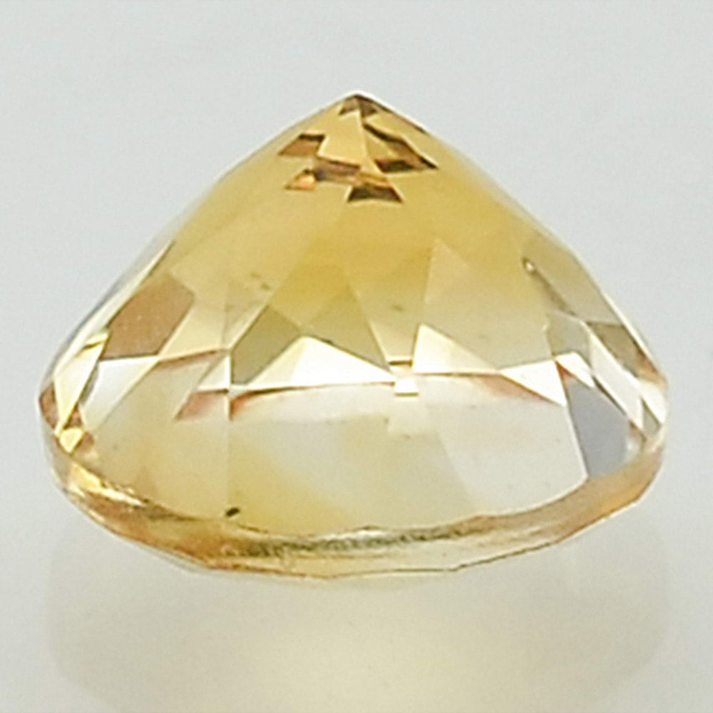 Natural Citrine Round Shape Standard Cut Loose Gemstone CIT1001