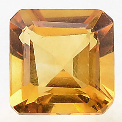 Natural Citrine Square Octagon Shape Standard Cut Loose Gemstone CIT1013