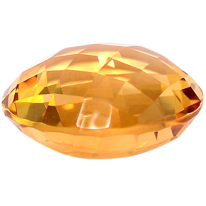 Natural Citrine Round Brio Shape Standard Cut Loose Gemstone CIT2003