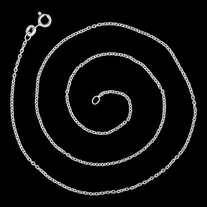 18" 925 Sterling Silver Rope Chain Necklace – Strong, Shiny Twisted Link DGC1035 C-1001