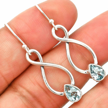 925 Sterling Silver Gemstone Dangle Earrings – Amethyst Citrine Peridot DGE1077 E-1236