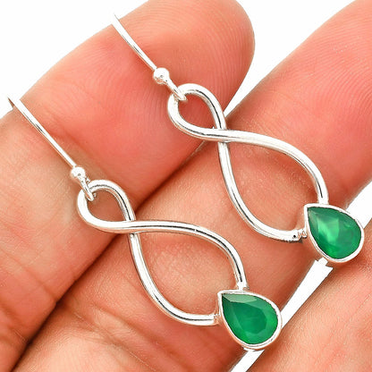 925 Sterling Silver Gemstone Dangle Earrings – Amethyst Citrine Peridot DGE1077 E-1236