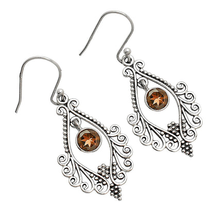 925 Sterling Silver Multi-Gemstone Filigree Dangle Earrings Wholesale DGE1084 E-1075