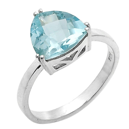 925 Silver Trillion Natural Gemstone Ring Handmade Sterling Jewelry DGR1108 R-1020