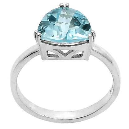 925 Silver Trillion Natural Gemstone Ring Handmade Sterling Jewelry DGR1108 R-1020