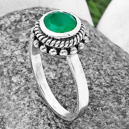 925 Sterling Silver Rope Halo Colorful Gemstone Ring Handmade Jewelry DGR1111 R-1245