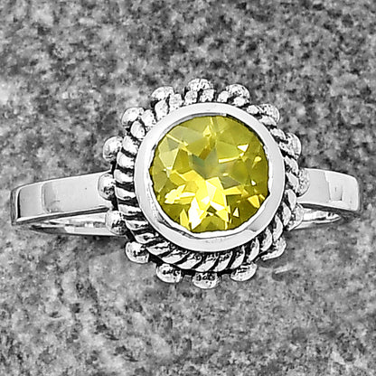 925 Sterling Silver Rope Halo Colorful Gemstone Ring Handmade Jewelry DGR1111 R-1245