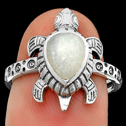 Handmade Turtle Design Multicolor Gemstone Ring in 925 Sterling Silver DGR1116 R-1076