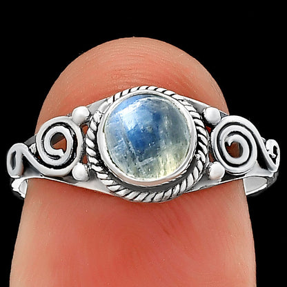 Swirl Design Natural Gemstone Ring 925 Sterling Silver Handmade Jewelry DGR1118 R-1238