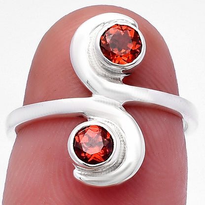 Round Natural Gemstone Spiral Ring 925 Sterling Silver Artisan Jewelry DGR1129 R-1230