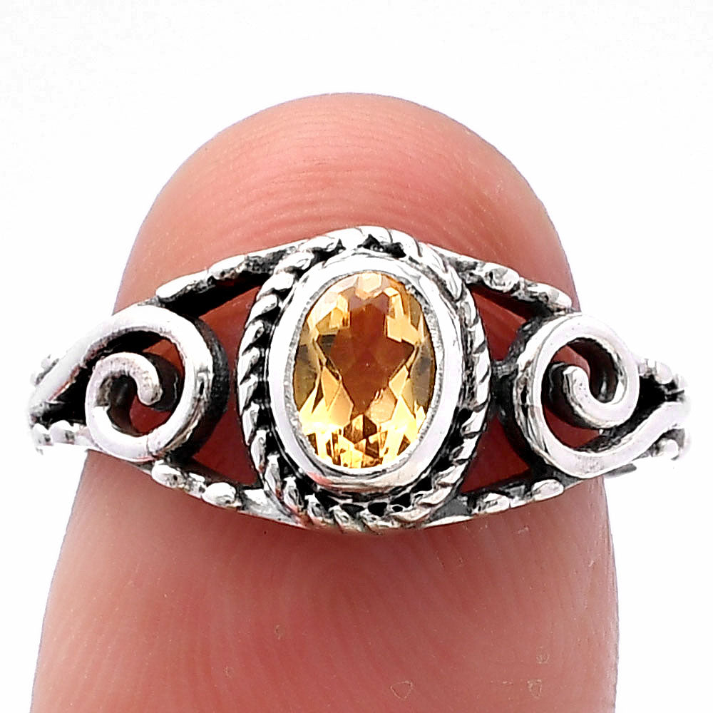 925 Sterling Silver Oval Gemstone Swirl Pattern Handmade Ring Jewelry DGR1132 R-1043