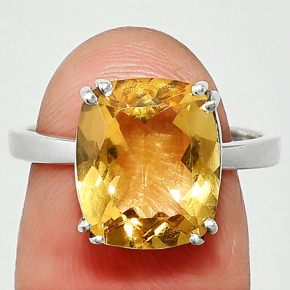 Elegant Cushion Cut Gemstone Ring 925 Sterling Silver Handmade Jewelry DGR1139 R-1020