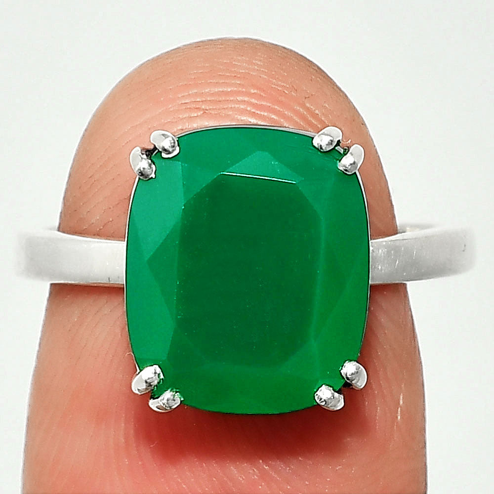 Elegant Cushion Cut Gemstone Ring 925 Sterling Silver Handmade Jewelry DGR1139 R-1020