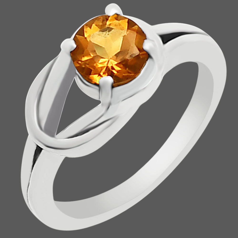 Handcrafted Natural Gemstone Twist Design 925 Sterling Silver Ring DGR1141 R-1215