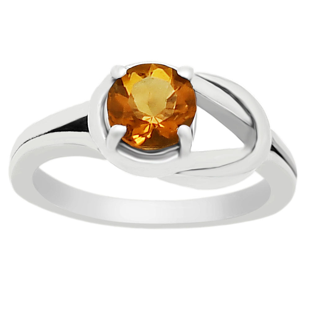 Handcrafted Natural Gemstone Twist Design 925 Sterling Silver Ring DGR1141 R-1215